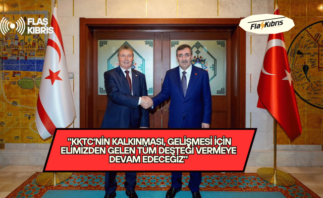 Cevdet Yılmaz, Başbakan Üstel ile bir araya geldi