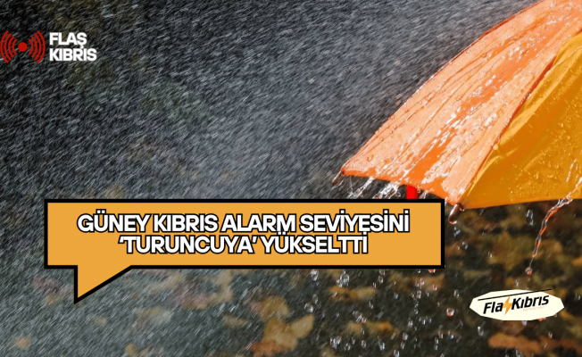 Güney Kıbrıs alarm seviyesini "turuncuya" yükseltti