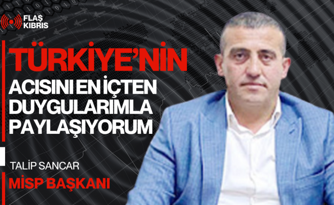 MİSP Başkanı Talip Sancar’dan Yalova’daki terör saldırısı sonrası taziye mesajı