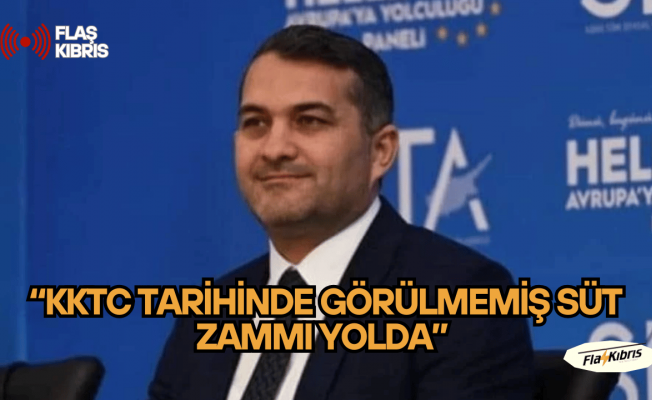 Süt İmalatçıları Birliği: Tarım Bakanı KKTC tarihinde görülmemiş bir süt zammı yapacak!