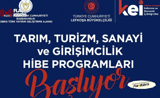 Tarım, turizm, sanayi ve girişimcilik destek programlarına başvurular bugün başlıyor