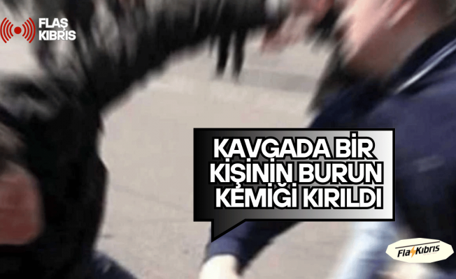 Eğlence mekanının önünde kavga: Bir kişinin burun kemiği kırıldı