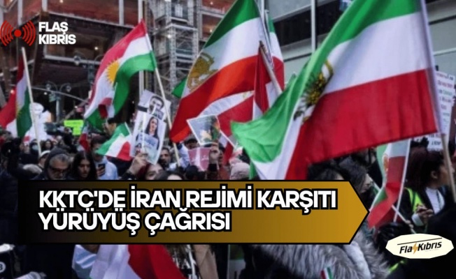 Kuzey Kıbrıs’taki İranlılardan Çarşamba günü İslam Devrimi’ne karşı yürüyüş çağrısı