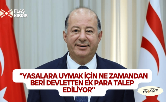 Dinçyürek’ten Gürkut’a: Yasalara uymak için ne zamandan beri devletten ek para talep ediliyor?