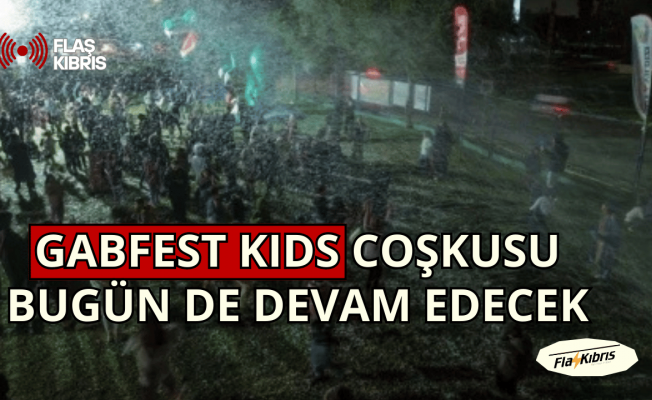 GABFEST KIDS’te mini disko eşliğinde kar ve köpük şov coşkusu