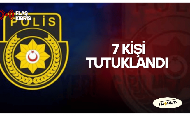 Metehan’da uyuşturucu ve farklı suçlardan ülke genelinde 7 kişi tutuklandı