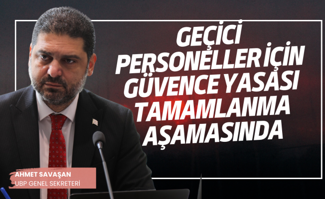 Savaşan: Çalışmalar Kesintisiz Sürecek, Beklentiler Karşılanacak