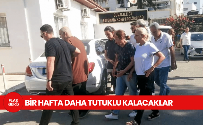 5 Kıbrıslı Rum, 1 hafta daha tutuklu kalacak