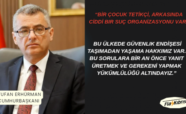 Erhürman: Bir Çocuk Tetikçi, Arkasında Ciddi Bir Suç Organizasyonu Var