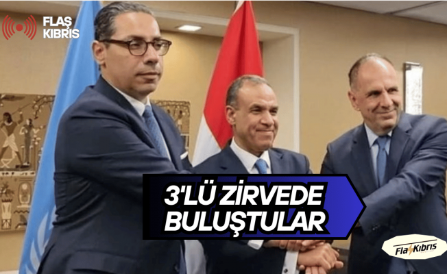 Erdoğan’ın Mısır ziyareti öncesinde Güney Kıbrıs, Yunanistan ve Mısır üçlü zirvede bir araya geldi