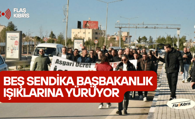 Kamuda yetkili beş sendika Başbakanlık ışıklarına yürüyor