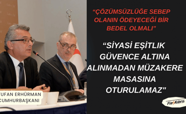 Erhürman, Bab-ı Âli Toplantıları'nda konuştu