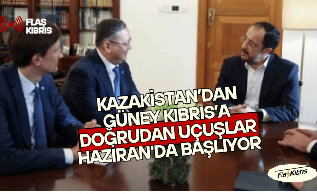 Rum Turizm Müsteşarlığı: Kazakistan’dan Güney Kıbrıs’a doğrudan uçuşlar Haziran'da başlıyor