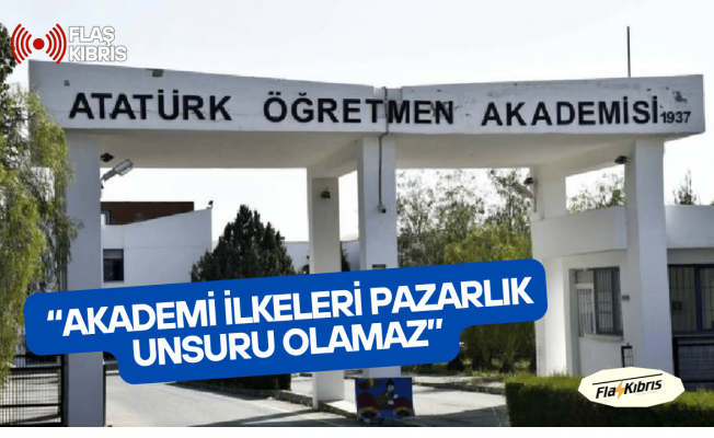 AÖA öğrencileri: Akademi ilkeleri pazarlık unsuru olamaz