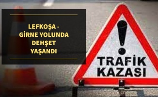 Lefkoşa-Girne Anayolu'nda feci kaza!