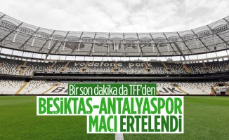 Son dakika haberi Beşiktaş - Antalyaspor maçı ertelendi!