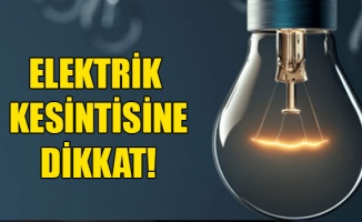8 saatlik elektrik kesintisi!
