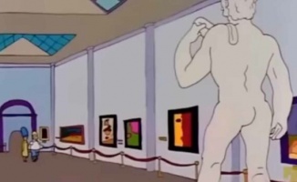 The Simpsons kehanetleri: Simpsonlar Davut heykeli tartışmasını önceden gördü mü?
