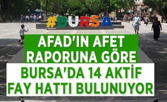AFAD'dan Bursa için korkutucu deprem raporu