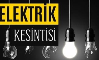 Bazı köylere yarın 3 saat elektrik verilemeyecek