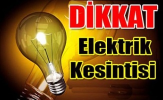 Elektrik kesintisi!