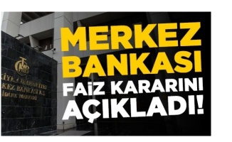 Türkiye Merkez Bankası politika faizini 500 baz puan artırarak yüzde 30'a çıkardı