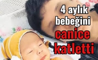 Çok ağlıyor diye 4 aylık bebeğini canice katletti...