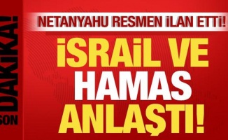 İsrail ile Hamas anlaştı