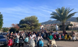 Vespa Club Cyprus Geleneksel Sonbahar Gezisini 100 Vespa’nın Katılımıyla Gerçekleştirdi.