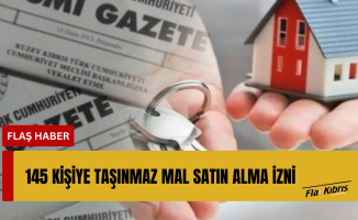 145 yabancı uyruklu kişiye taşınmaz mal satın alma izni