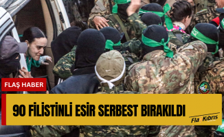 Gazze'de ateşkes ve esir takası anlaşması kapsamında 90 Filistinli esir serbest bırakıldı