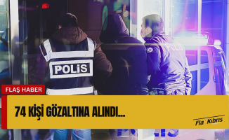 6 ilde organize suç örgütlerine operasyon: 74 gözaltı