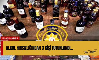 79 bin TL’lik alkol çalındı: 3 kişi tutuklandı