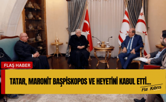 Cumhurbaşkanı Tatar, Maronit Başpiskoposu Sfeir ve heyetini kabul etti