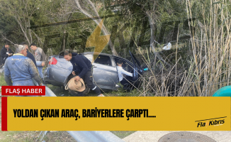 Direksiyon hakimiyetini kaybetti, bariyerlere çarptı...