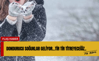 Dondurucu soğuklar geliyor...