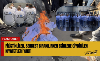 Filistinli mahkumlara Davut Yıldızı giydirdiler, fotoğrafları dağıttılar