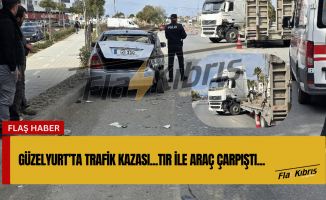 Güzelyurt yolunda trafik kazası