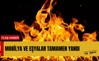Lefkoşa'da elektrikli soba yangına sebep oldu