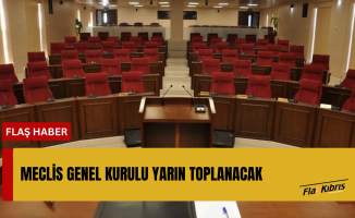 Meclis Genel Kurulu yarın toplanacak