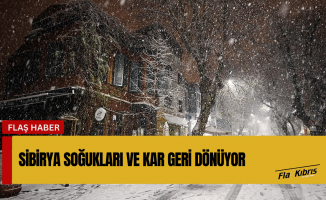 Sibirya soğukları geri dönüyor, kar geri geliyor