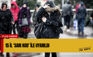 Soğuk ve yağışlı hava geliyor: 15 il 'sarı kod' ile uyarıldı