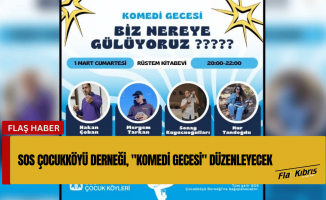 SOS Çocukköyü Derneği, "Komedi Gecesi" düzenleyecek