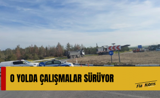 Trafik Gaziköy-Ercan ve tünel yolu üzerinde çalışmalar bugün de devam edecek