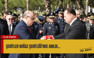 18 Mart Şehitler Günü nedeniyle Boğaz Şehitliği’nde tören düzenlendi