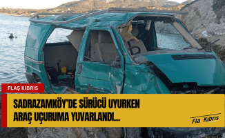 Aracın içerisinde uyurken uçurumdan düştü: Sürücü ağır yaralı!