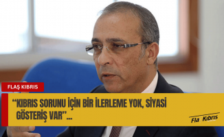 Fikri Toros: Kıbrıs sorunu için bir ilerleme yok, siyasi gösteriş var