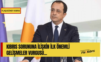 Hristodulidis: İlk önemli gelişmelerin arifesindeyiz