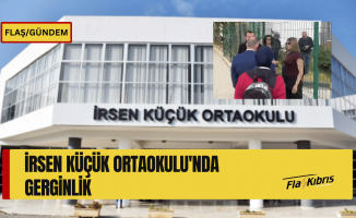 İrsen Küçük Ortaokulu’nda yine gergin anlar