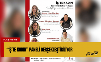 “İş’te Kadın” panelleri kapsamında “özel sektörde kriz ve kadın” konuşulacak